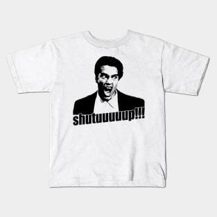 Shut Up! Black Stencil Kids T-Shirt